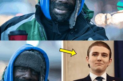 Homeless man asks Barron Trump “can you give me 1$” Barron Trump’s response is Shocking!