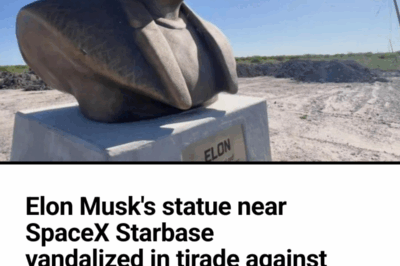 Elon Musk’s statue near SpaceX Starbase vandalized in tirade against billionaire