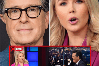 Drama explodes: Karoline Leavitt responds harshly on Stephen Colbert’s show, what truth makes everyone stunned?