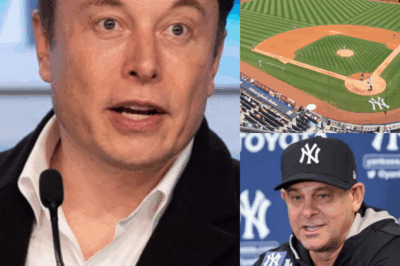 HOLY SHIT: New York Yankees Reject Elon Musk’s Tesla Ad at Yankees Stadium! Aaron Boone Give Elon Musk a Very Good Reason for Rejection…