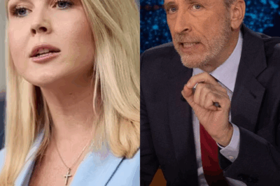 Jon Stewart aimed a sharp jab at Karoline Leavitt—but her savage comeback not only left him utterly humiliated but also had the internet roaring with laughter as she flipped the script, stunned the audience, and created a viral moment everyone’s talking about!