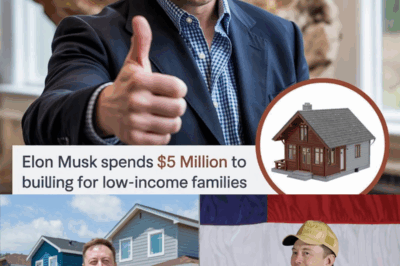 INSPIRING INITIATIVE: Elon Musk Pledges $5 Million to Build Affordable Homes for Low-Income Families—Discover How His Bold Move Could Transform Lives and Tackle Housing Inequality in Communities That Need It Most! Find Out the Full Impact Below!