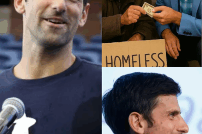 SHOCKING Encounter on the Streets: What Novak Djokovic Did When a HOMELESS MAN Asked for Just One Dollar Will Leave You SPEECHLESS—You Won’t Believe the HEARTWARMING Twist That Had Everyone WATCHING in TEARS and Changed the Way People See the Tennis Legend FOREVER!
