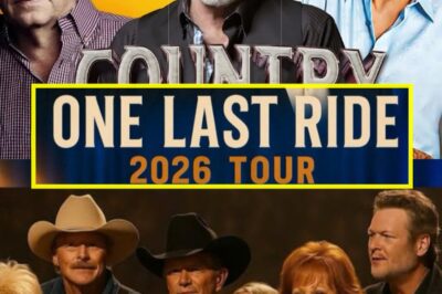COUNTRY ROYALTY UNITE FOR THE TOUR OF A LIFETIME: The Shocking Truth Behind “ONE LAST RIDE”—Dolly, George, Alan, Carrie, Reba, and Blake’s Emotional Farewell, Secret Promises, and the Unforgettable Night That Will Change Country Music Forever