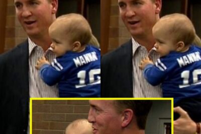 NFL Legend Peyton Manning STUNS Passengers on Chaotic Flight—Steps Out of First Class to Comfort Crying Baby and Exhausted Dad!