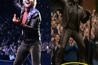 Bronze Statue Honoring Jon Bon Jovi UNVEILED