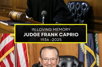 “THE WORLD MOURNS THE LOSS OF ‘THE KINDEST JUDGE’: FRANK CAPRIO’S FINAL VERDICT IS LOVE—GLOBAL OUTPOURING AS BELOVED TV JUDGE PASSES AT 88, LEAVING A LEGACY THAT WILL NEVER DIE”
