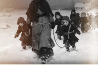 “Teacher Ties Kids Together and Walks Into Deadly Blizzard—What Happened Next Shocked America”