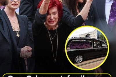Sharon and her family are being joined by rock legends for a private funeral at his home