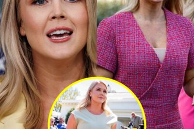 Social Media Explodes Over Karoline Leavitt’s Daring Green Dress—‘Is It Backwards?’