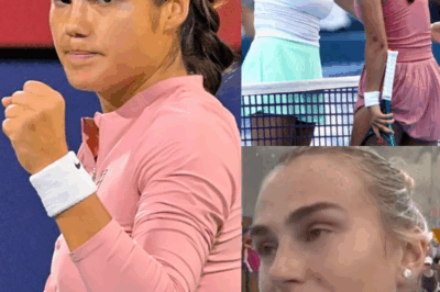 HEARTWARMING MOMENT: Aryna Sabalenka RESPONDS GRACEFULLY to Emma Raducanu’s THOUGHTFUL GESTURE at Cincinnati Open—FANS DELIGHTED as Tennis Stars Exchange RESPECT and POSITIVITY, Leaving Readers CURIOUS About the STORY That Inspired So Much ADMIRATION