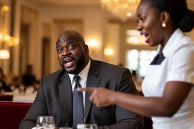 We don’t serve the poor here», — the waitress shouted. Waiter who offended big shaq didn’t know WHO he was in real…