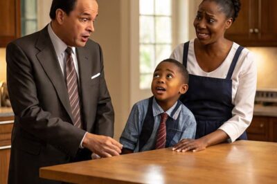 The millionaire returns home and is shocked to find his new black maid and only son in the kitchen..