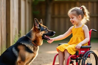 A young woman unable to walk reached the animal rescue center. What the fiercest German Shepherd did left everyone stunned…. …
