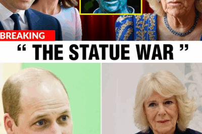 Prince William and Kate, furious: Camilla knocks down Diana’s statue and the royal family descends into CHAOS Not a drumroll, not a single shot. It took a silent order that spread in the shadows to set in motion the most dangerous confrontation ever to erupt behind the centuries-old walls of the palace. But what truly shook the throne was not the order itself, but the person who issued it—and the one who dared to defy it. On one side of the front was Camilla, the determined queen, ambitious to erase all traces of the past. On the other, Kate, Princess of Wales, recently returned from a difficult journey battling the disease, now harboring an unexpected fire within her. And she was caught between William’s own son and the memory of Diana, forced to face a choice capable of dividing the family forever. There, love, memory, and honor ceased to be beautiful concepts on parchment and became the dividing line in a battle.
