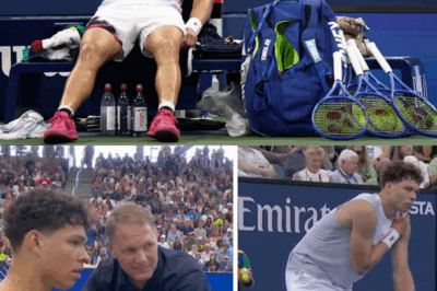US OPEN SH*CK: Ben Shelton’s SUDDEN Medical Emergency HALTS Match, Leaving Fans ANXIOUS and Players STUNNED—TENSE Moments Unfold as Medical Team RUSHES On Court, Raising URGENT Questions About Shelton’s Condition and SPARKING FEARS That Could CHANGE the Tournament’s Fate FOREVER