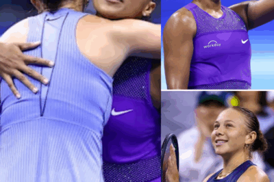 Amanda Anisimova’s EMOTIONAL US Open Triumph Turns Into HEARTFELT Moment as She HUGS Naomi Osaka and WHISPERS Shocking THANK YOU—TEARS, GRATITUDE, and UNSEEN SUPPORT Leave Tennis World in AWE: What SECRET Did Osaka Share That TRANSFORMED Anisimova’s Journey BACK to VICTORY?