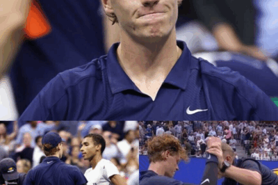 CONTROVERSY ERUPTS: Jannik Sinner Faces SHOCKING Accusations of GAMESMANSHIP During INTENSE US Open Semi-Final Against Auger-Aliassime, Leaving Fans DIVIDED and DEMANDING Answers About What REALLY Happened Behind the Scenes in This DRAMATIC Tennis Showdown