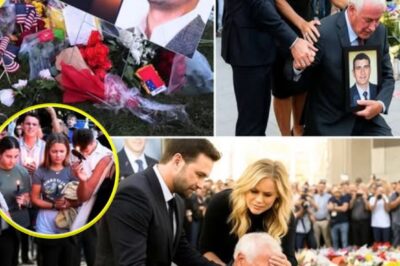 “Carrie Underwood and Her Husband Join in Heart-Wrenching Tribute at Charlie Kirk’s Memorial