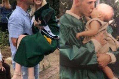 SAME GREEN GOWN, SAME SCHOOL, SAME LOVE: THE EMOTIONAL STORY BEHIND TWO VIRAL GRADUATION PHOTOS THAT WILL MAKE YOU BELIEVE IN FAMILY FOREVER!
