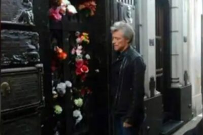 Jon Bon Jovi’s Shocking Visit to Evita’s Grave: A Deeply Emotional Moment at Recoleta Cemetery – Fans Are Stunned!