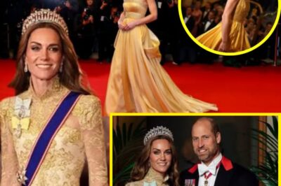 Kate Middleton Wows in Jaw-Dropping Golden Gown – The Moment That Stole the World’s Attention