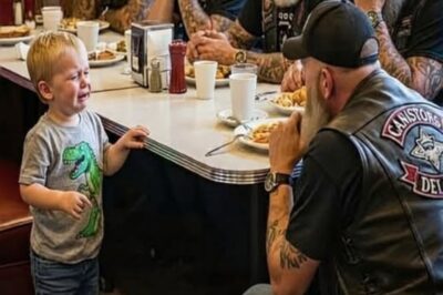 “Dinosaur Shirt Boy’s Silent Plea in Restaurant Haunts Us All — VETERANS RISE TO SHIELD HIM AND HIS MOTHER FROM HORROR STEP‑FATHER”
