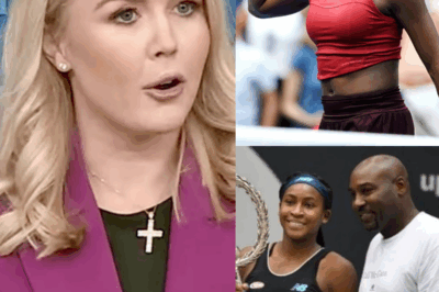 “Don’t touch my father or my skin” – Coco Gauff Stuns Press Room With Eight Powerful Words After Shocking Insult—Karoline Leavitt Forced to Apologize.  Tensions erupted at a recent press conference when rising tennis star Coco Gauff was targeted by a controversial, racially charged remark from Karoline Leavitt. Gauff’s poised yet fierce response—just eight unforgettable words—left the sports world buzzing. What did she say, and why did it leave fans speechless? Read on to find out.