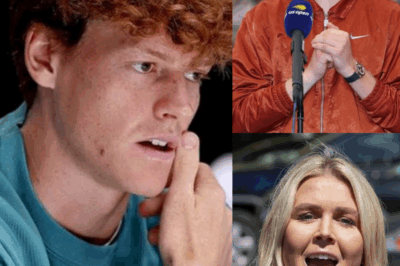 “Sit Down, Barbie.” – Jannik Sinner Calls Karoline Leavitt a “Puppet of T.r.u.m.p.” and Silences Her With 10 Words—Live TV Stunner Shocks Studio.  Tennis star Jannik Sinner stunned viewers by calling Karoline Leavitt a “puppet of Trump” during a heated live TV exchange. Moments later, his ten-word comeback left her speechless and the studio audience on their feet. What did Sinner say that shocked everyone? Discover the jaw-dropping moment inside!