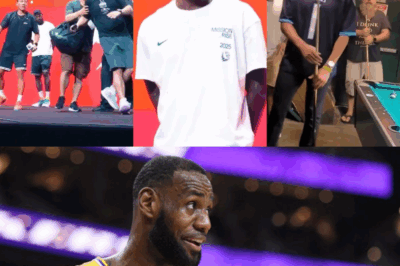 LeBron unfazed as fan runs up to him on stage and Klay playing pool in a bar