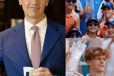 HEARTWARMING! Lavazza President Stuns the World with $50 Million Donation to Jannik Sinner Foundation, Empowering Underprivileged Kids Through Sport. “He’s a beacon of positivity!” he shared. Sinner, visibly moved at the launch, declared: “I want to give opportunities to those who were once like me.”