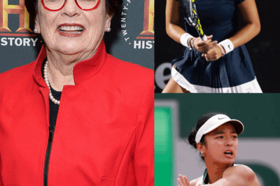 “She stands tall, undeterred by the noise. To diminish her is to diminish the spirit of resilience itself. Today, legend Billie Jean King breaks her silence, standing fiercely beside Alexandra Eala. The cruel words and prejudiced jeers have crossed the line—and Billie’s message is clear: respect her, or reveal your own weakness. Moved to tears, Alex finds strength in Billie’s unwavering support. Together, they remind the world: greatness knows no boundaries.”