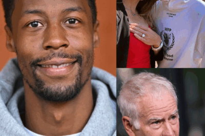 🚨SH*CKING SCENES: Gaël Monfils stuns the world at the press conference after John McEnroe’s controversial jab, calmly firing back with eight unforgettable words—“Don’t touch my wife or my country.” Monfils’s powerful response left fans speechless and McEnroe apologizing, as Monfils’s love for family and nation took center stage!