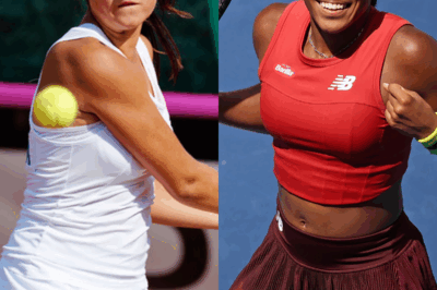 BREAKING: Chaos erupts as Kamilla Rakhimova snaps at the American crowd—throwing her racket and shouting, “Shut up, you crazy American fans!” Accusing fans of sabotaging her serve, Rakhimova faces a stunned referee and a smirking Coco Gauff as the match spirals out of control.