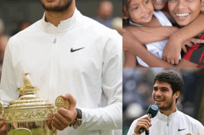 Carlos Alcaraz stunned the tennis world after donating $10 million to an orphanage in his hometown of Murcia, Spain, sharing a heartfelt message: “Every child deserves to be loved, to shine, and to have a bright future!” Millions were moved by his incredible act of kindness