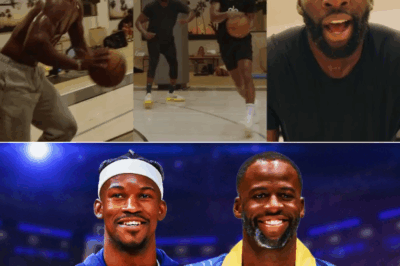Jimmy Butler and Draymond Green working out together and Draymond says Warriors will win chip