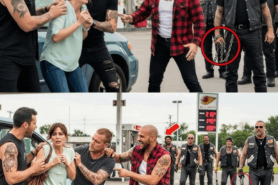 Thugs Harassed a Single Mother at a Gas Station — Then Bikers Surrounded Them. When a mother was harassed at a small-town gas station, a fearless group of bikers arrived and turned the tables. A tense encounter quickly transforms into an unforgettable moment of courage, where strangers refuse to stand by and let cruelty win. This cinematic story reminds us how unity and compassion can change everything.