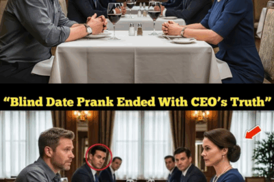 They Set Up the Janitor as a Joke on a Blind Date — Until the CEO Spoke and Silence Filled the Room