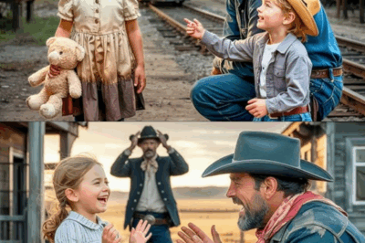 Little Girl Got Off at Wrong Station—But Cowboy’s Son Said “Papa, I Finally Got a Sister”