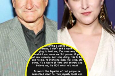Robin Williams’ Daughter Zelda Breaks Silence: Furious Plea for Fans to Stop Sending Disturbing AI Videos of Her Dad