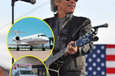 SH0CKING NEWS! Rock legend Jon Bon Jovi’s private jet thrown into chaos mid-air — the singer suddenly collapses, forcing a terrifying emergency landing!
