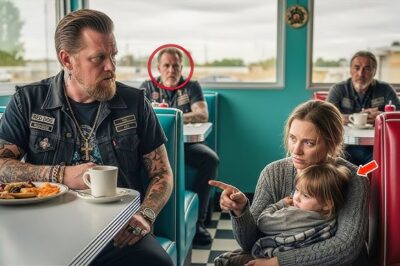 Can I Take the Leftovers for My Daughter?” — The Biker’s Reaction Left the Whole Diner Silent