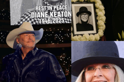 A chapel filled with candlelight and gardenias set the scene for Diane Keaton’s emotional farewell. No cameras, no speeches—just heartfelt moments among friends and family. Country legend Alan Jackson stepped forward, his voice trembling with a promise: “You’re not alone. I’ll take care of you.”