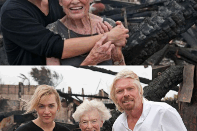 In the dead of night on Richard Branson’s private island, a lightning strike set his mansion ablaze. As terrified guests ran for safety, Kate Winslet charged into the flames, risking everything.