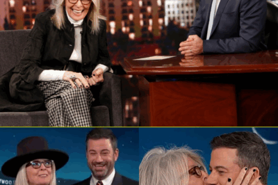 “She was like lightning in a linen suit—unpredictable, brilliant, and unforgettable,” Jimmy Kimmel said, his voice trembling with emotion. As he paid tribute to Diane Keaton, he remembered her wit, her warmth, and the way her laughter filled every room.