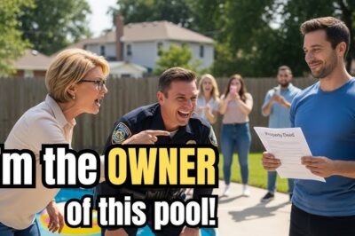 HOA Karen Thinks She Owns My Pool — Even the Cop Burst Out Laughing When I Showed the Deed!