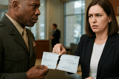 Racist Bank Teller RIPS UP Black Veteran’s Check — Seconds Later, She REGRETS It Deeply.