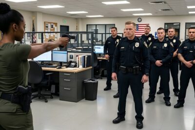 “Where is My Daughter?”-black woman points Gun at the cops in the police station.