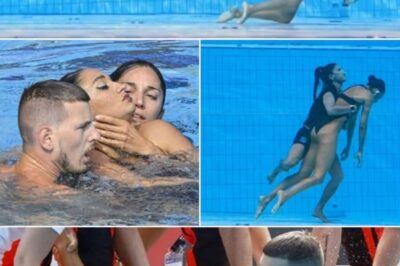 The Moment Silence Fell Over the Pool — and One Coach Dove Into History