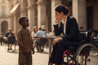 The poor black boy asked the paralyzed millionaire, “Can I cure her in exchange for that leftover food?” She smiled – and then everything changed…
